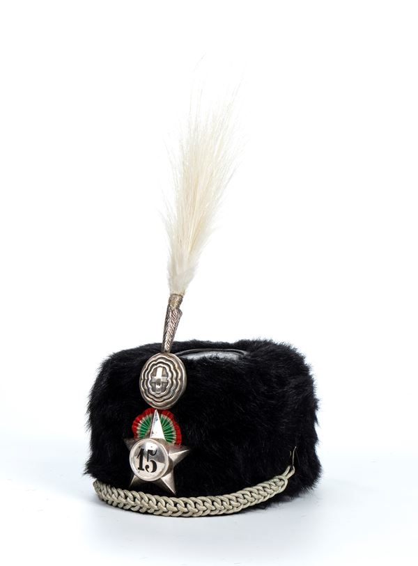 Colby hat of a colonel commander of the lancers, VE2 era