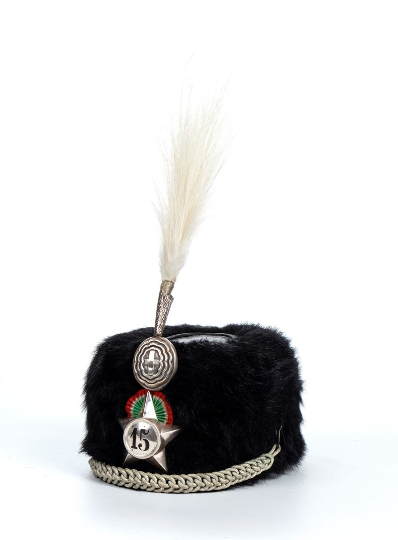 Colbacco da colonnello comandante dei lancieri epoca VE2