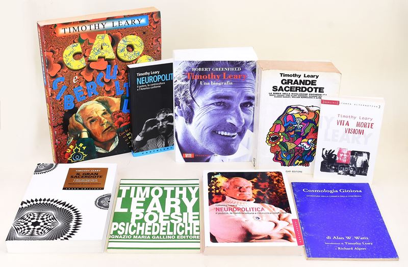 Leary, Timothy: Collezione di 9 volumi saggistici e biografici