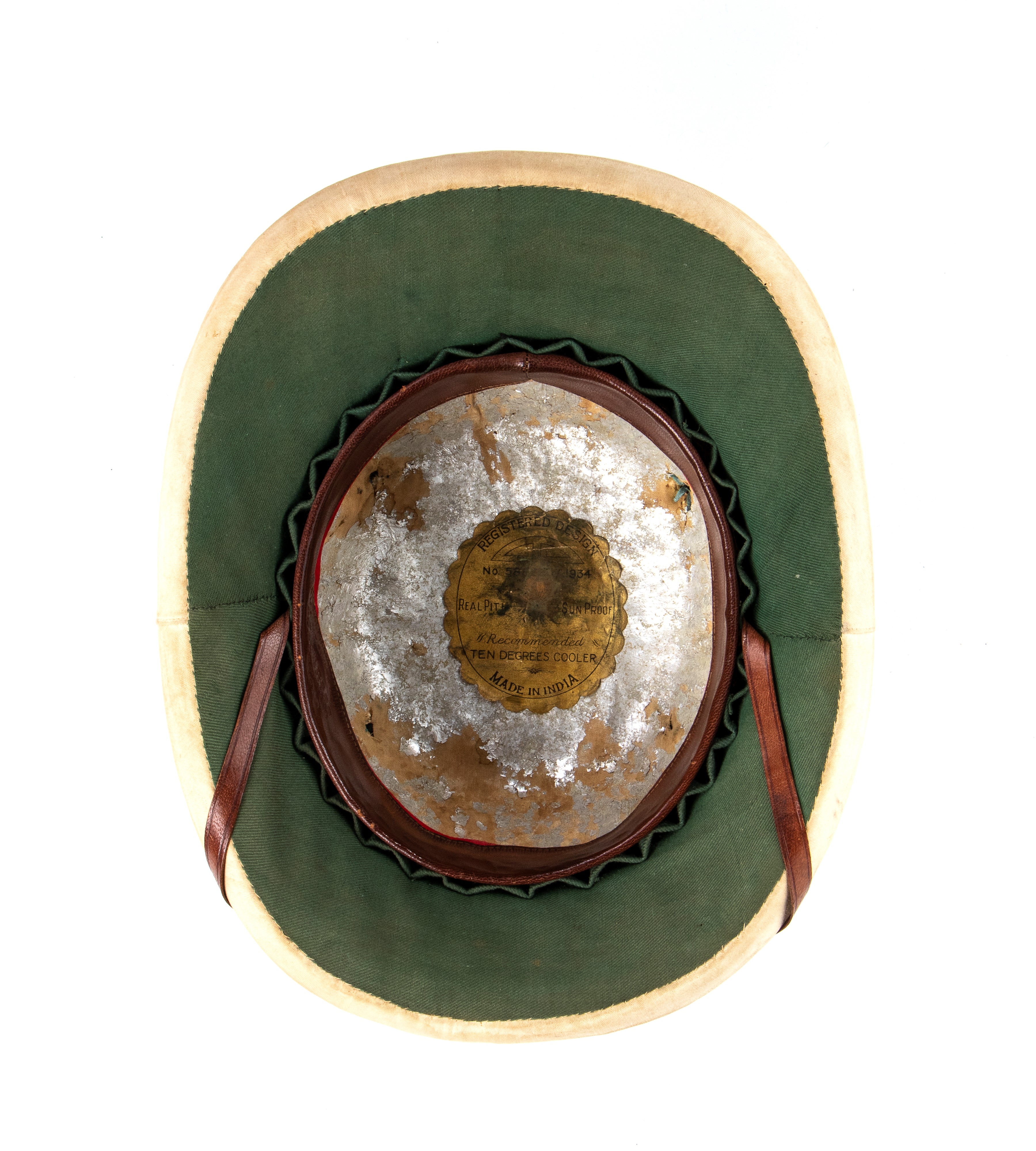 Casco coloniale da Ufficiale degli Alpini