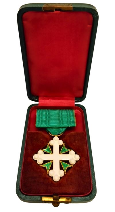 Ordine dei SS. Maurizio e Lazzaro, Insegna di Cavaliere in Oro e Smalti, Prima metà XX secolo