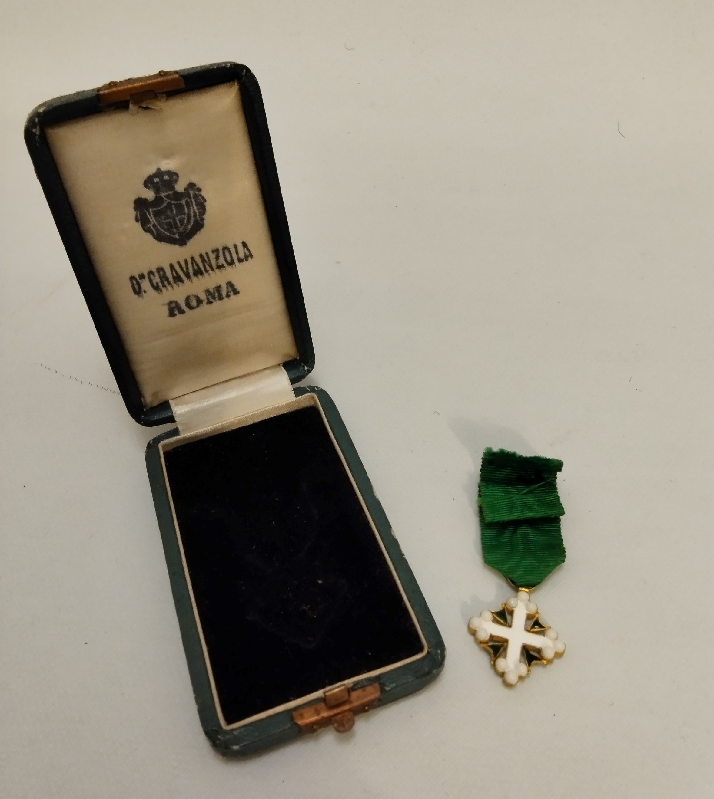 Ordine dei SS Maurizio e Lazzaro, miniatura in oro e smalti, primo quarto XX secolo