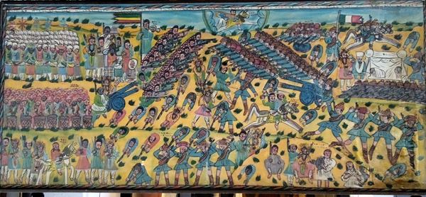 Ethiopia, Battle of Adwa, popular painting