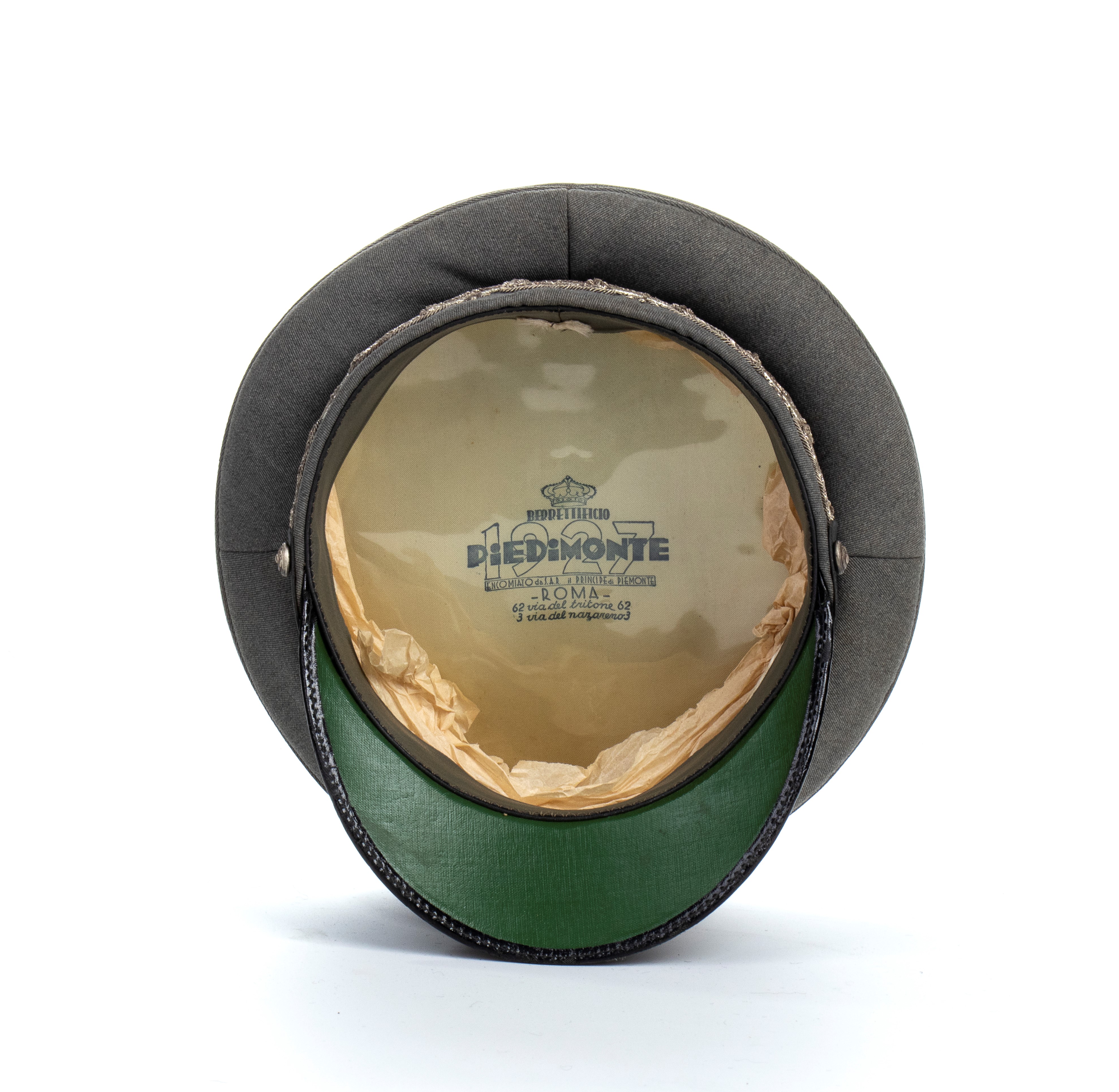 Regio esercito Italiano, Berretto M.34 da generale di Brigata