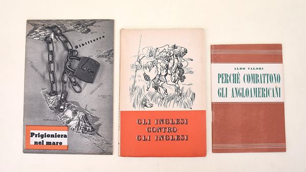 3 rari opuscoli di propaganda politica nel 1940