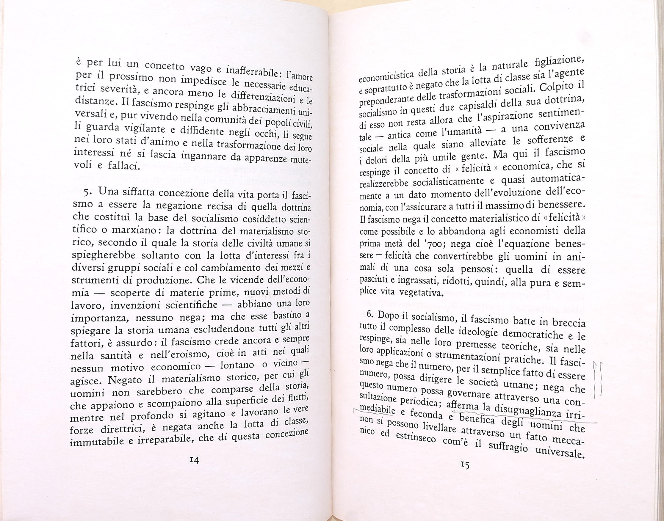 Ducati, Origine e attributi del Fascio Littorio; Giovannetti, Commento alla dottrina del fascismo...
