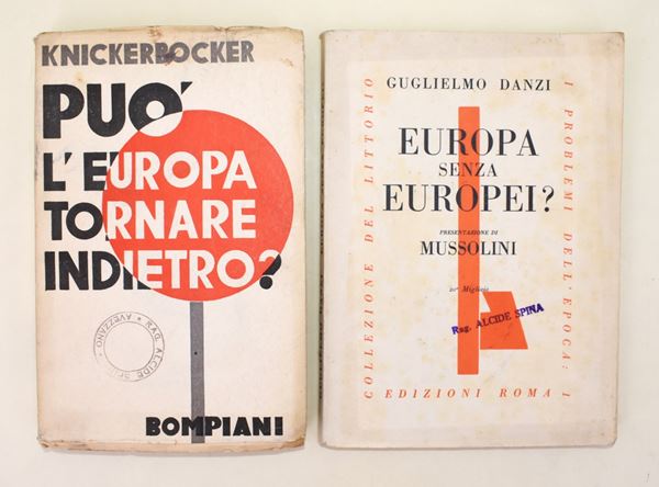 2 volumi di propaganda fascista