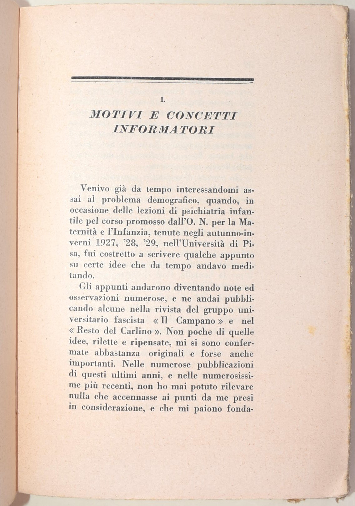 Calboli Fulcieri di Paulucci, La lotta contro il celibato; Pellizzi G.B., Fecondità è Potenza; Ko...
