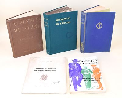 Nino Valeri, Da Giolitti a Mussolini; Ch. H. Sherrill, Bismarck e Mussolini; Emilio Ludwig, Collo...