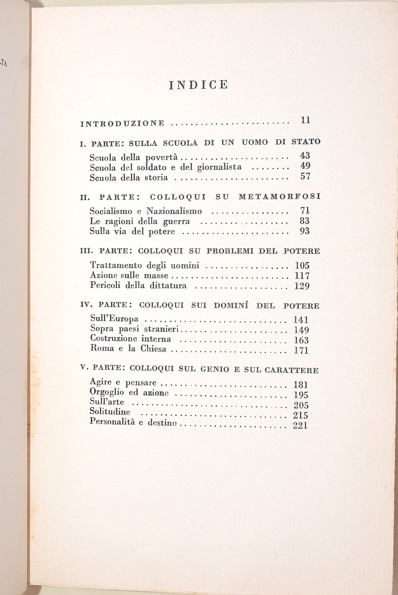 Nino Valeri, Da Giolitti a Mussolini; Ch. H. Sherrill, Bismarck e Mussolini; Emilio Ludwig, Collo...