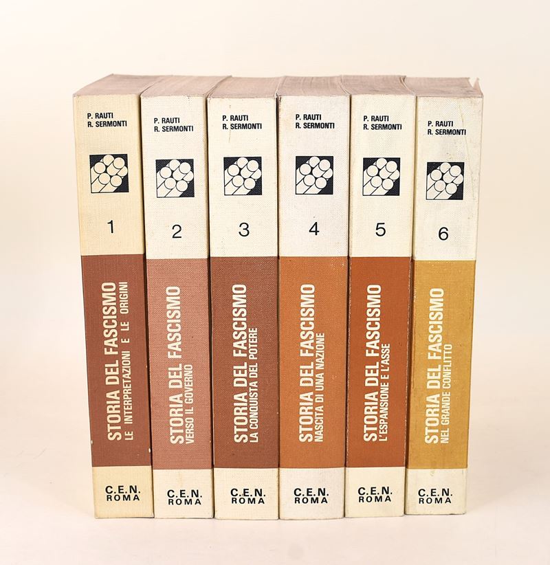 Sermonti e Rauti, Storia del Fascismo - Collezione Completa in 6 Volumi