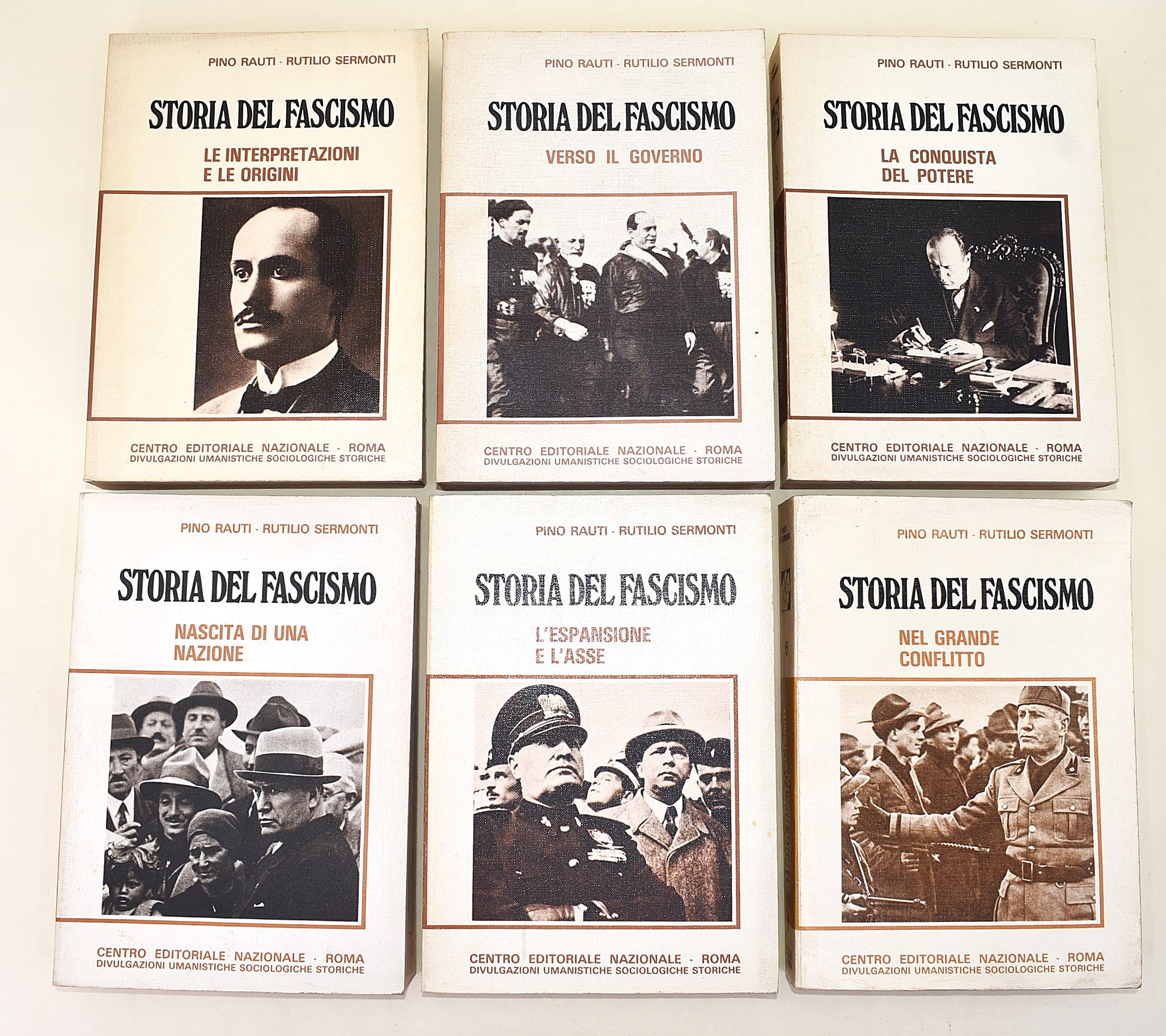 Sermonti e Rauti, Storia del Fascismo - Collezione Completa in 6 Volumi