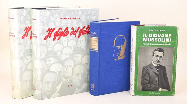 4 volumi su Mussolini Benito