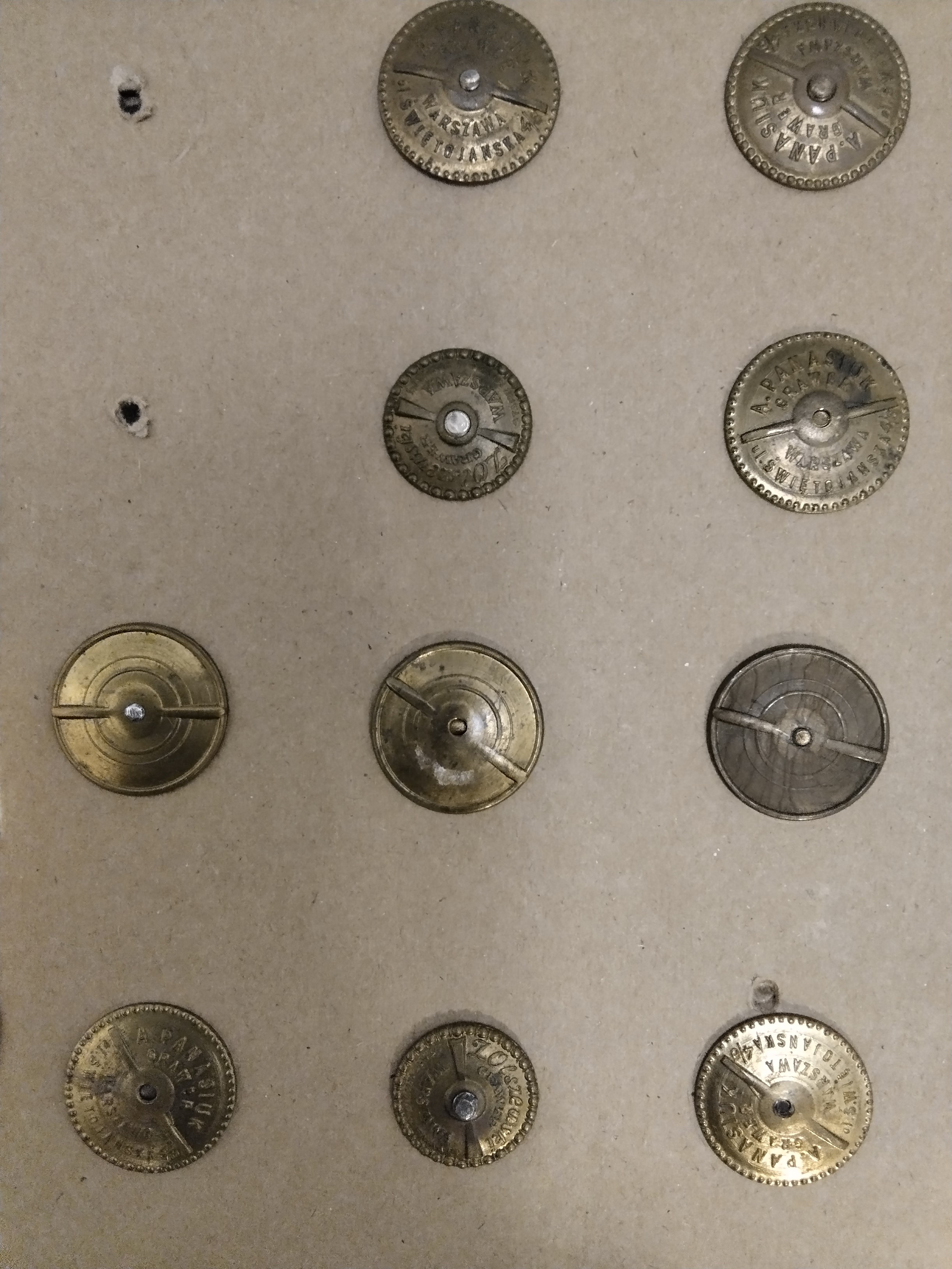 Polonia, lotto di dieci distintivi reggimentali