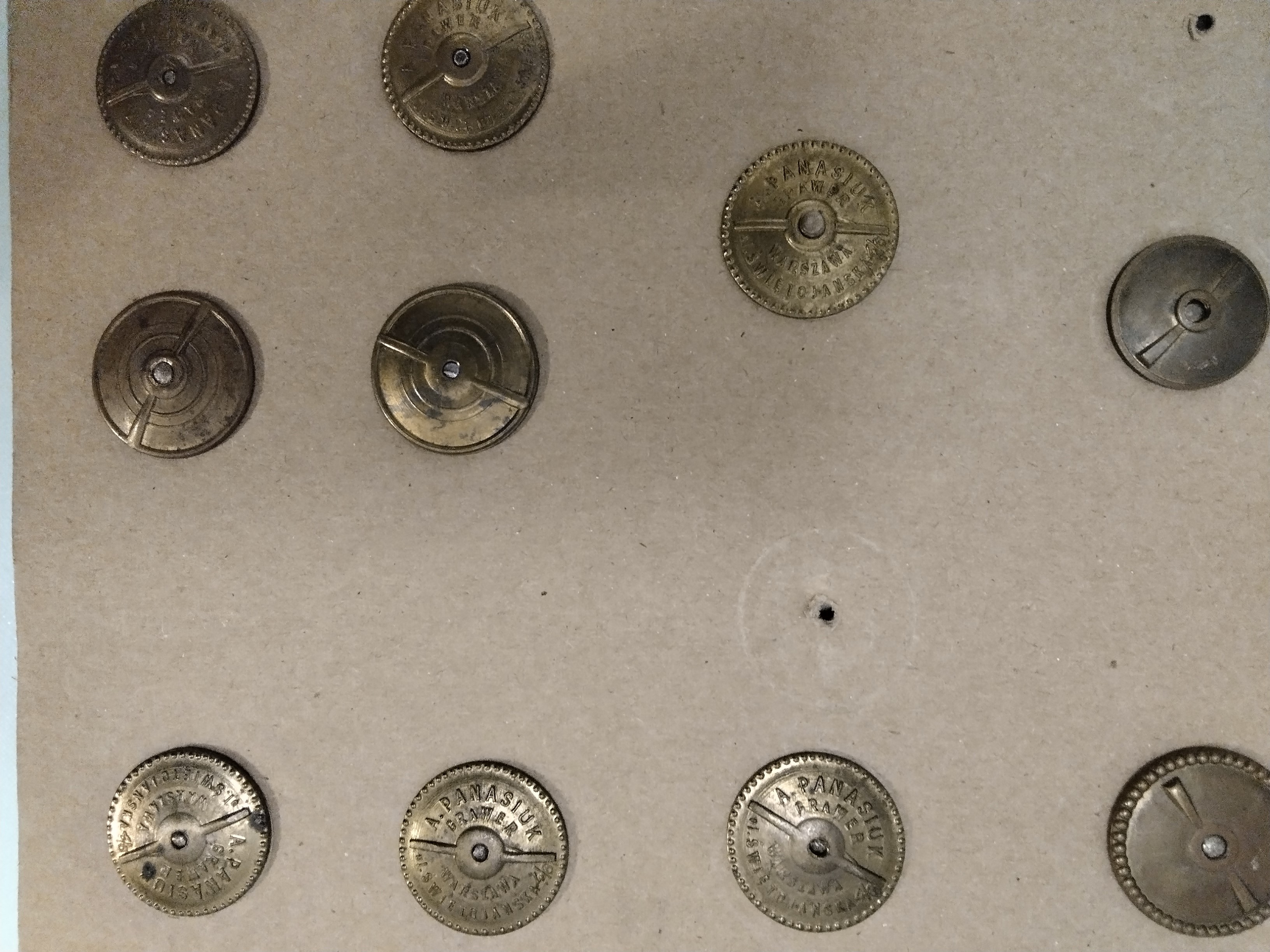 Polonia, Lotto di dieci distintivi reggimentali