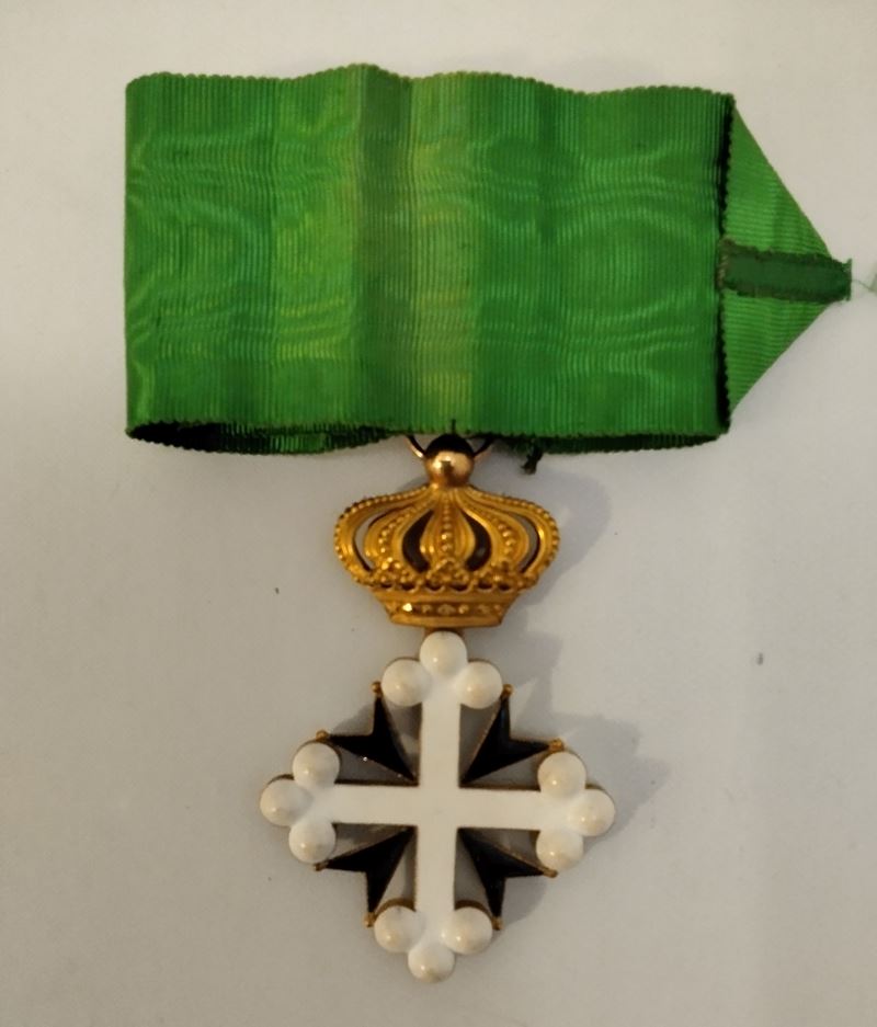 Ordine dei SS Maurizio e Lazzaro, Insegna di Commendatore in Oro e Smalti Policromi, primo quarto...