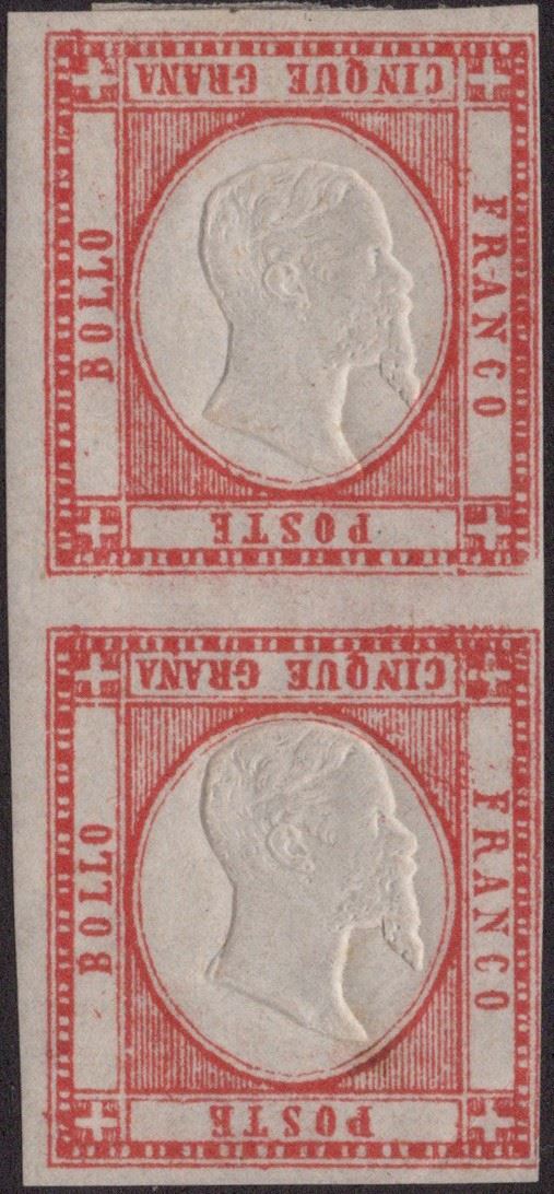Neapolitan Province - 5gr. Couple with Upside-Down Effigy