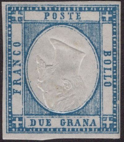 Prov. Napoletane, 2gr. con effige capovolta, 1861