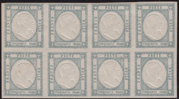 Neapolitan Province - 50g. Interesting set of blocks.