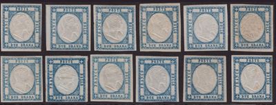 Studio dei colori, Prov. Napoletane - 1861 - 2gr. n.20