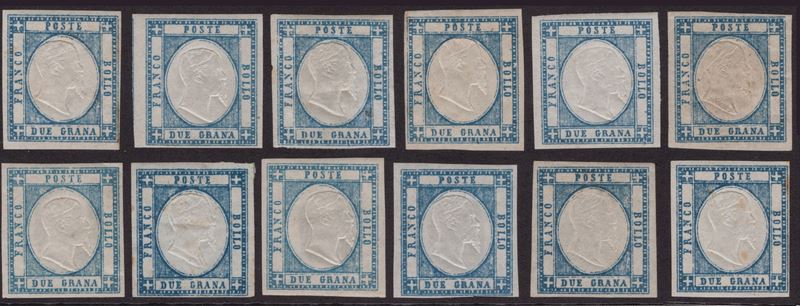 Studio dei colori, Prov. Napoletane - 1861 - 2gr. n.20