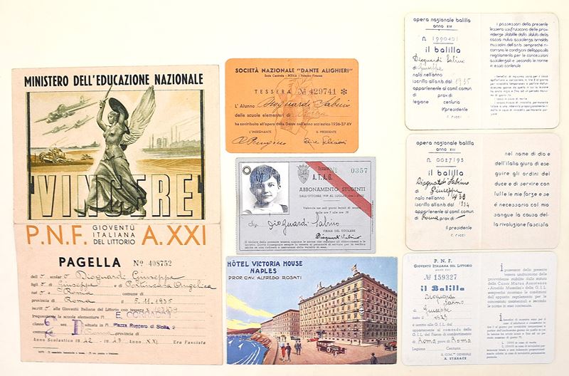 Collezione di documenti dell'epoca fascista, 1934-1943