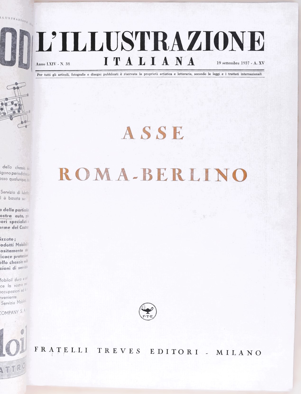 Riviste italiane del periodo fascista: 'La Nostra Guerra' (1942), 'Panorami della Guerra' (1941),...