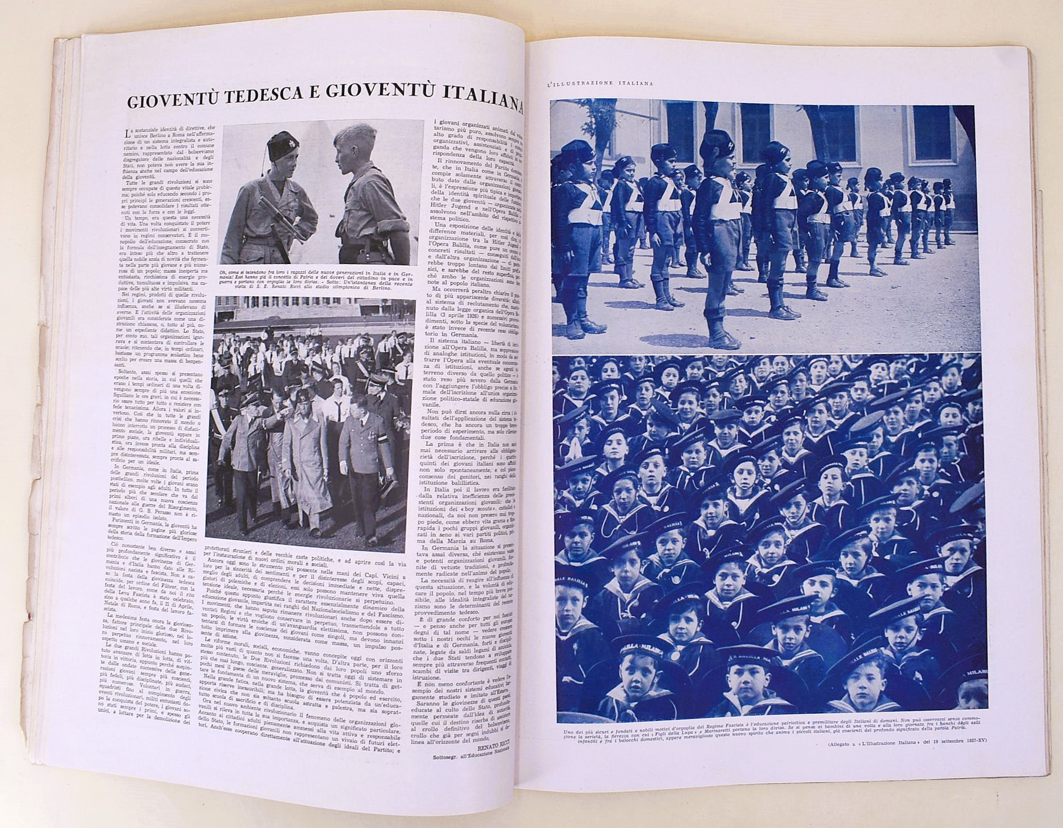 Riviste italiane del periodo fascista: 'La Nostra Guerra' (1942), 'Panorami della Guerra' (1941),...