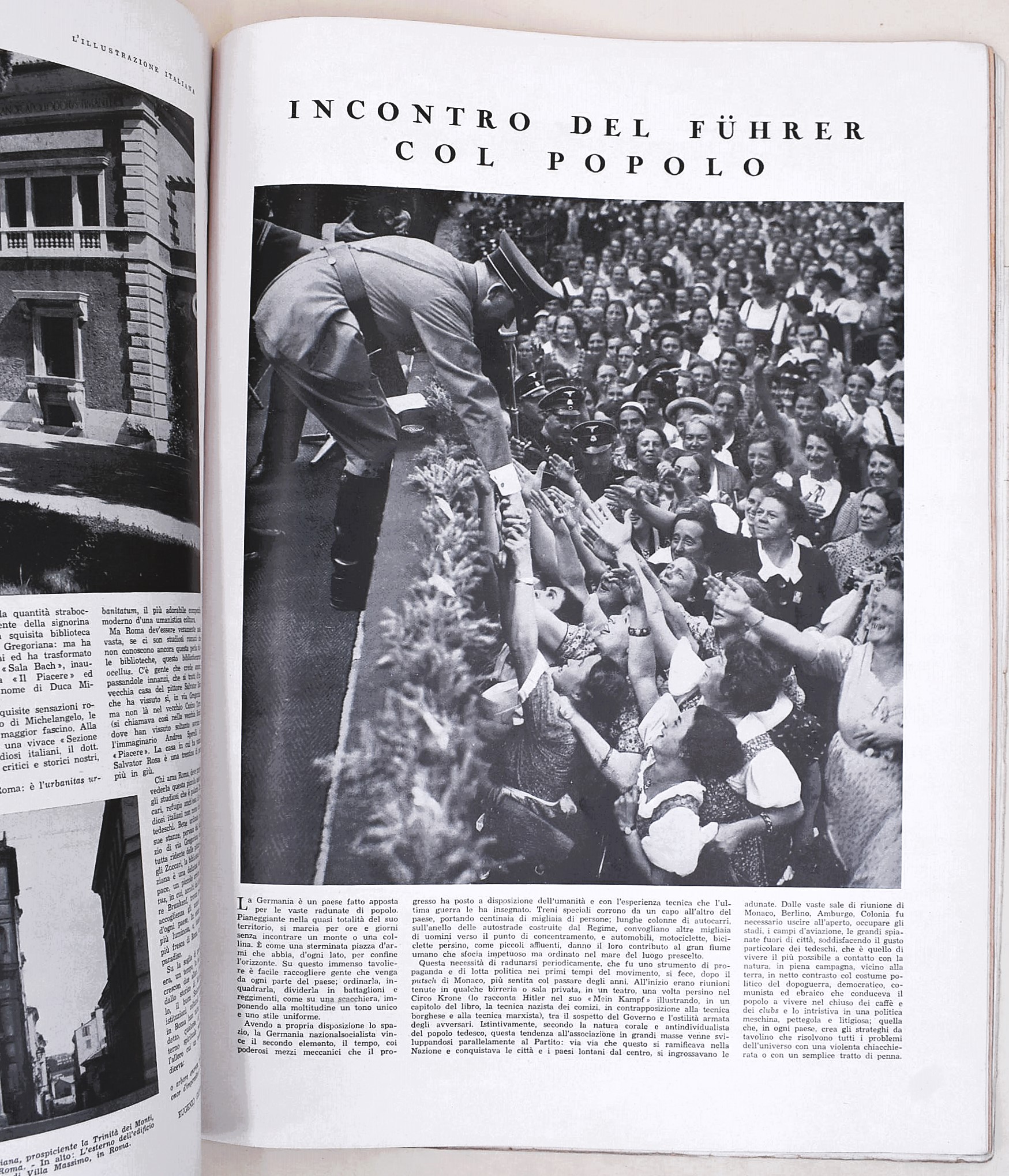Riviste italiane del periodo fascista: 'La Nostra Guerra' (1942), 'Panorami della Guerra' (1941),...