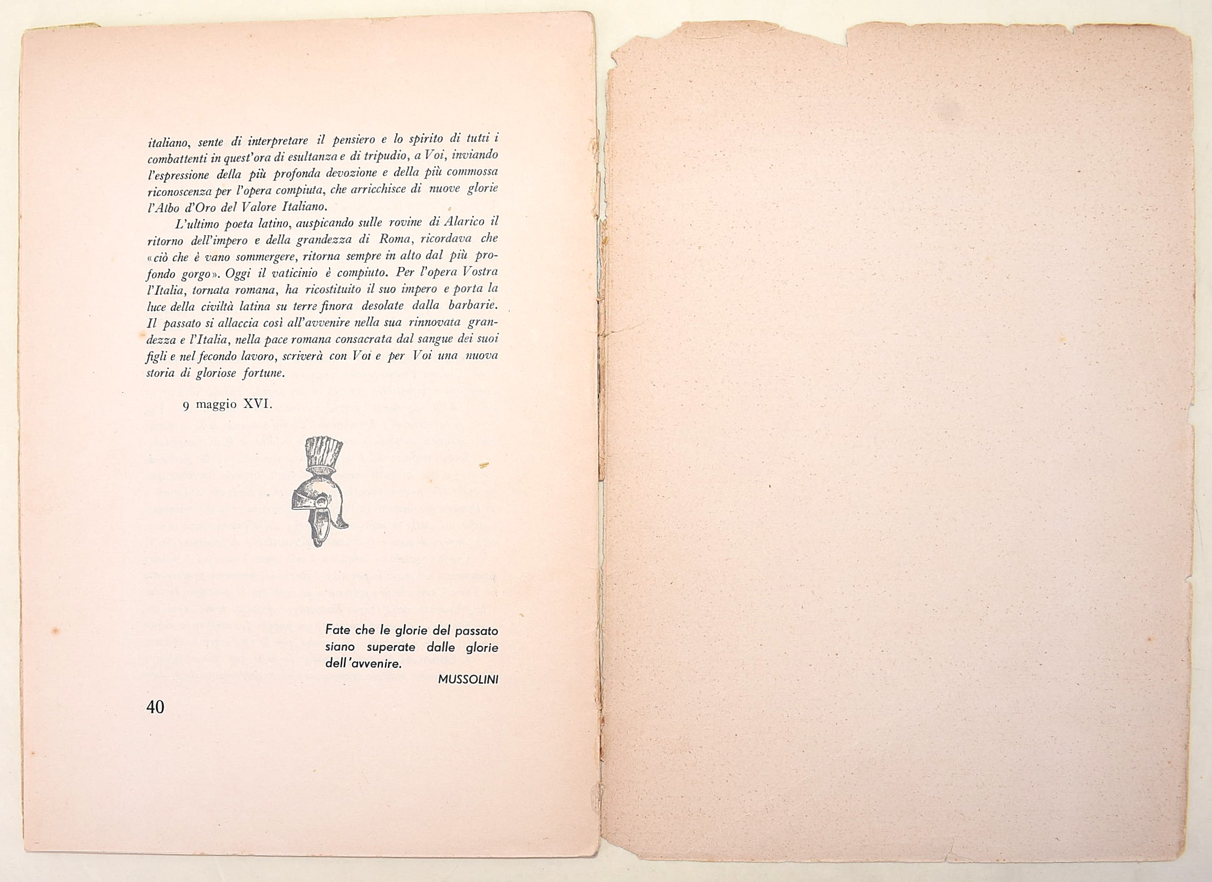 Istituto Nastro Azzurro, Opuscoli celebrativi dei Congressi del 1932 e 1938