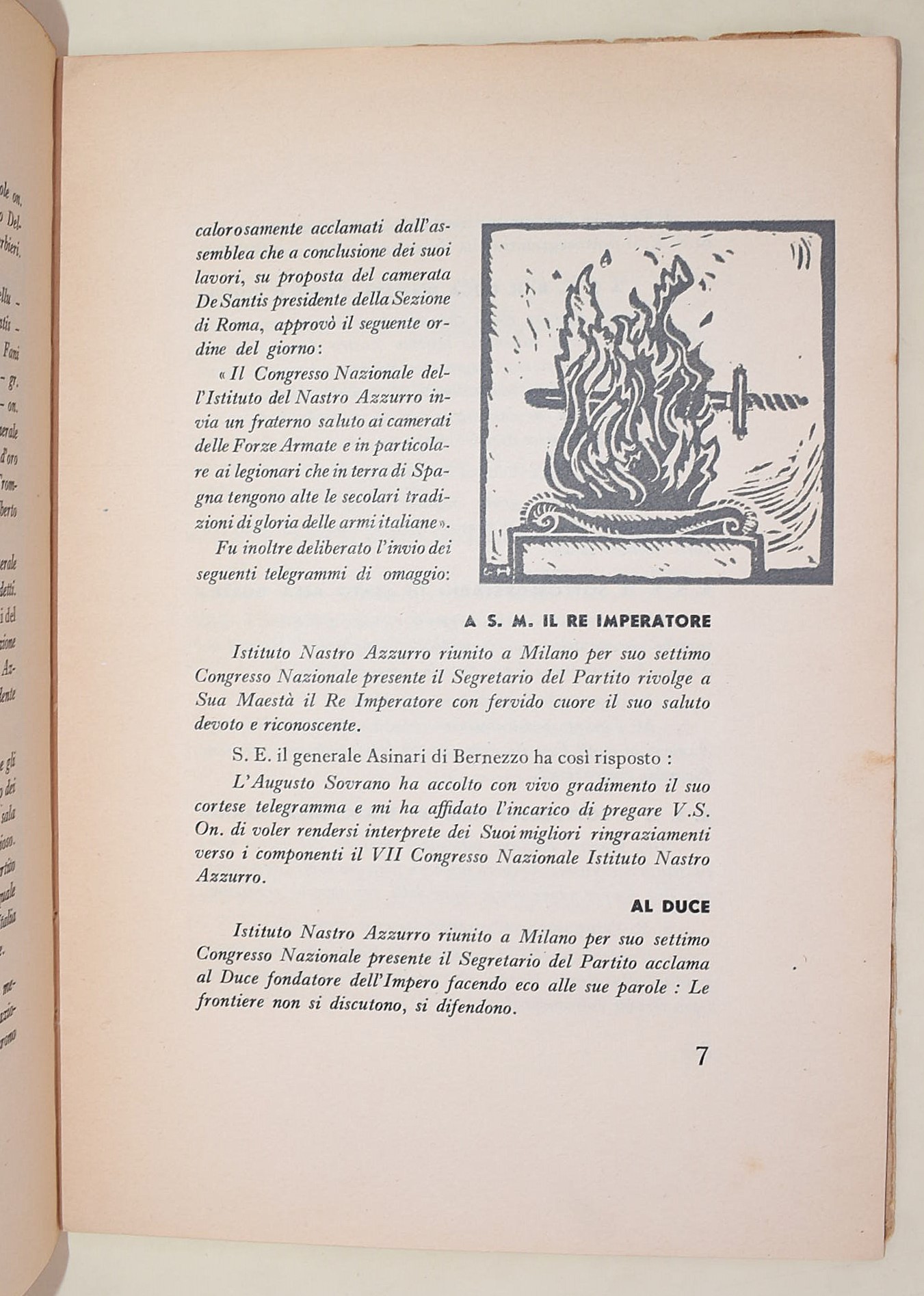 Istituto Nastro Azzurro, Opuscoli celebrativi dei Congressi del 1932 e 1938