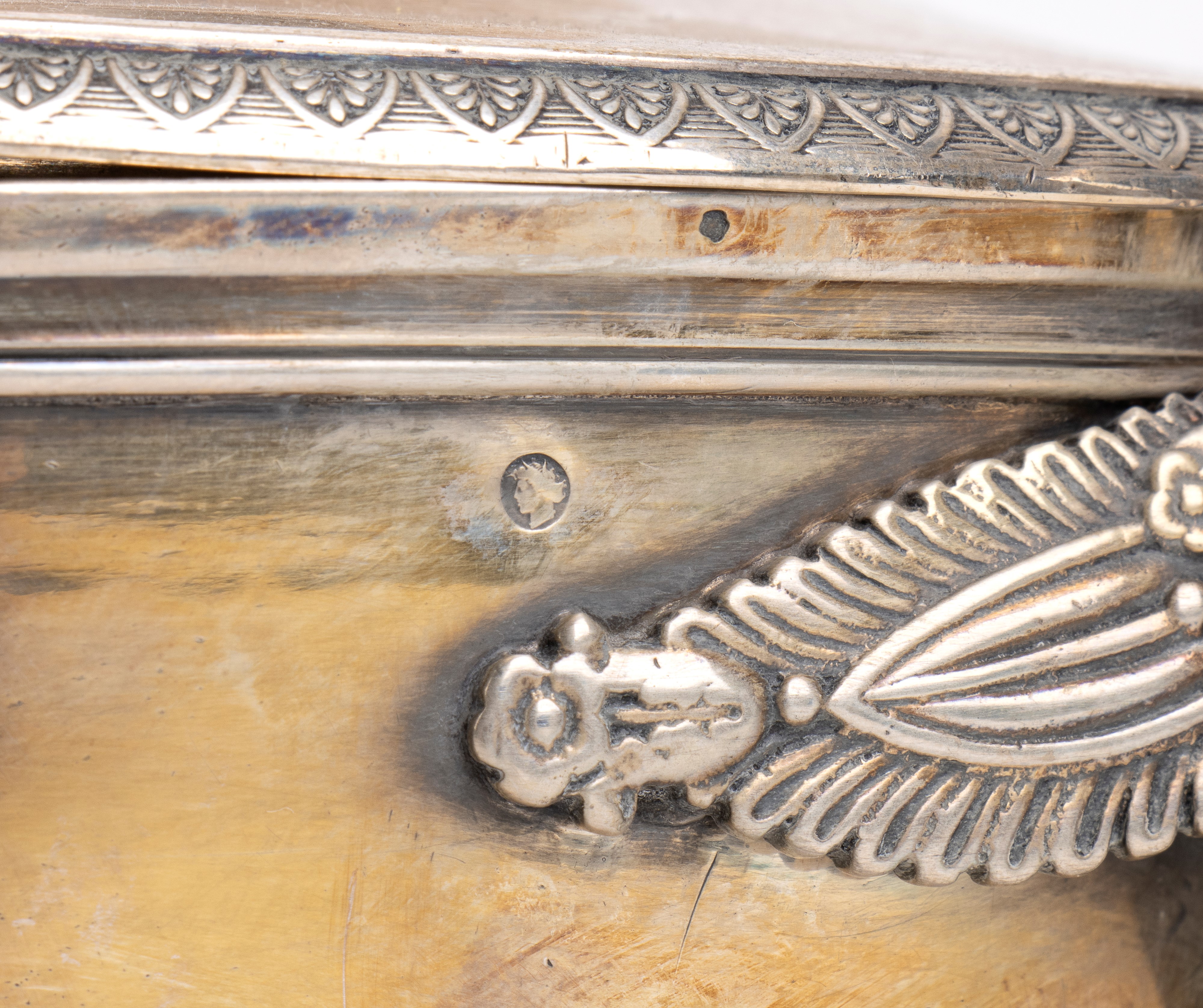 Legumiera impero francese in argento