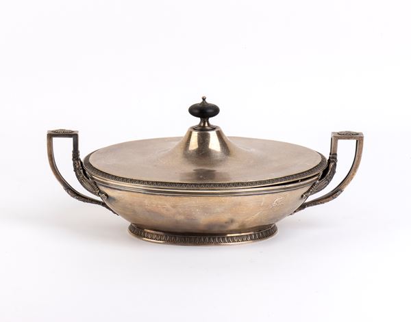 Legumiera in argento