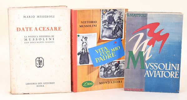 3 volumi su Benito Mussolini
