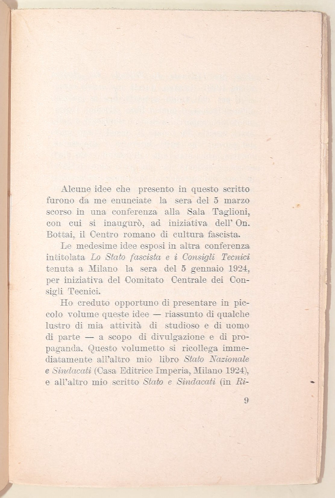 Tosti, L'esempio dei capi. I generali italiani caduti nella Grande Guerra; Panunzio, Lo Stato Fas...