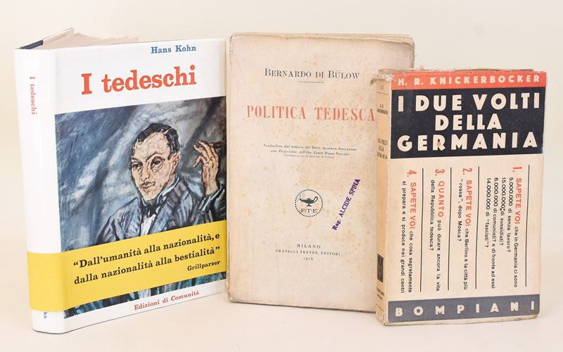 Knickerbocker, I due volti della Germania; Di Bülow, Politica Tedesca; Kohn, I tedeschi - Tre vol...