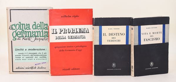 4 volumi sulla Germania e sulla storia del Nazismo e del Fascismo