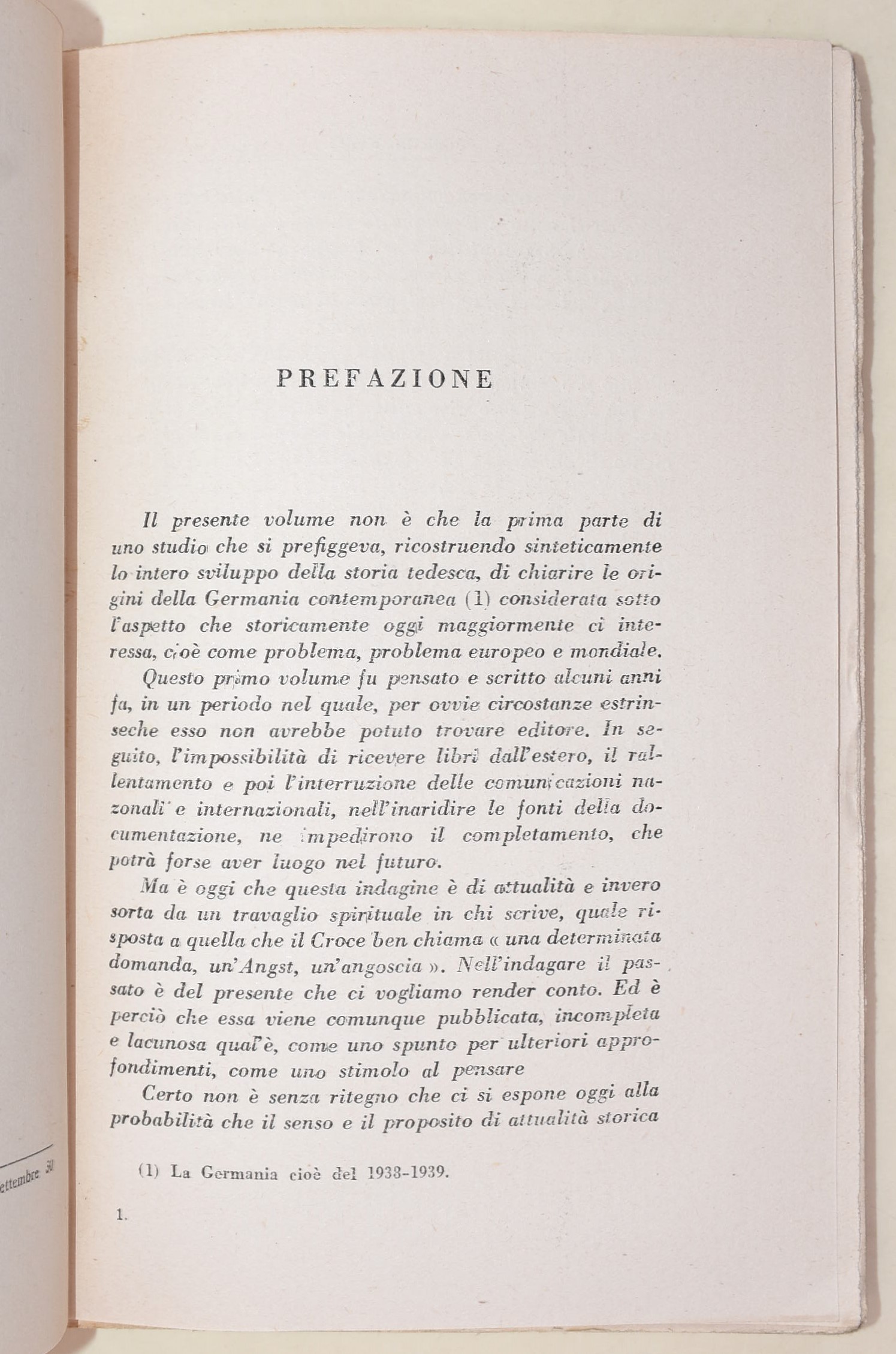Suster, La Germania Repubblicana; Fatta, Le origini della Germania Contemporanea; Preziosi, La Ge...
