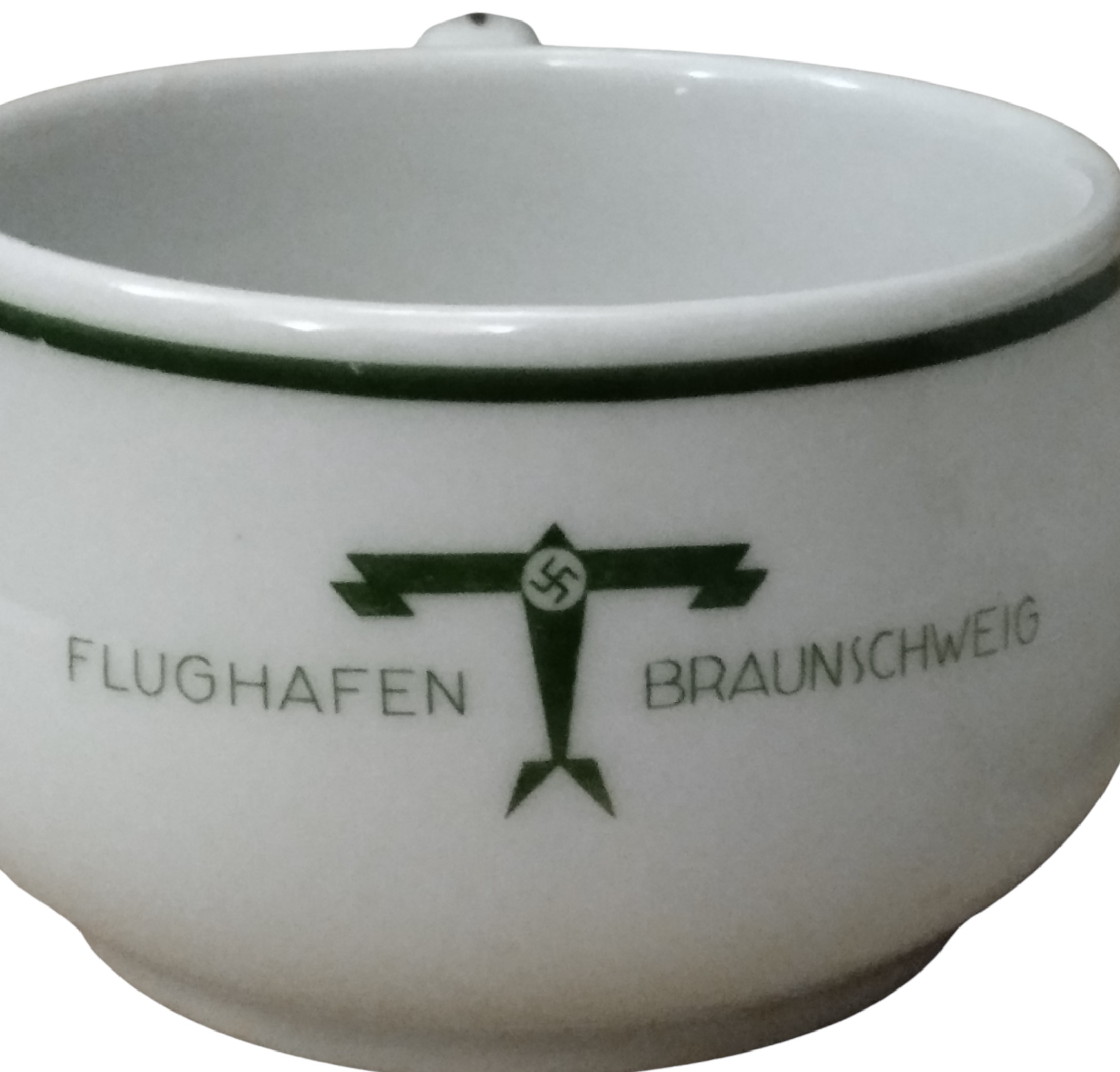 Lotto di 2 tazze in Porcellana dell'aeroporto di Braunschweig