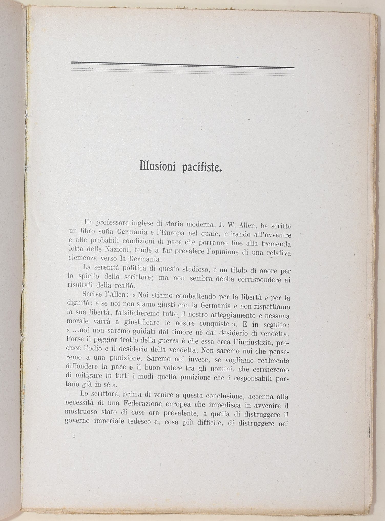 Salvatore Ernesto Arbocò, L'Infezione Germanica e Violazioni delle leggi della guerra da parte de...
