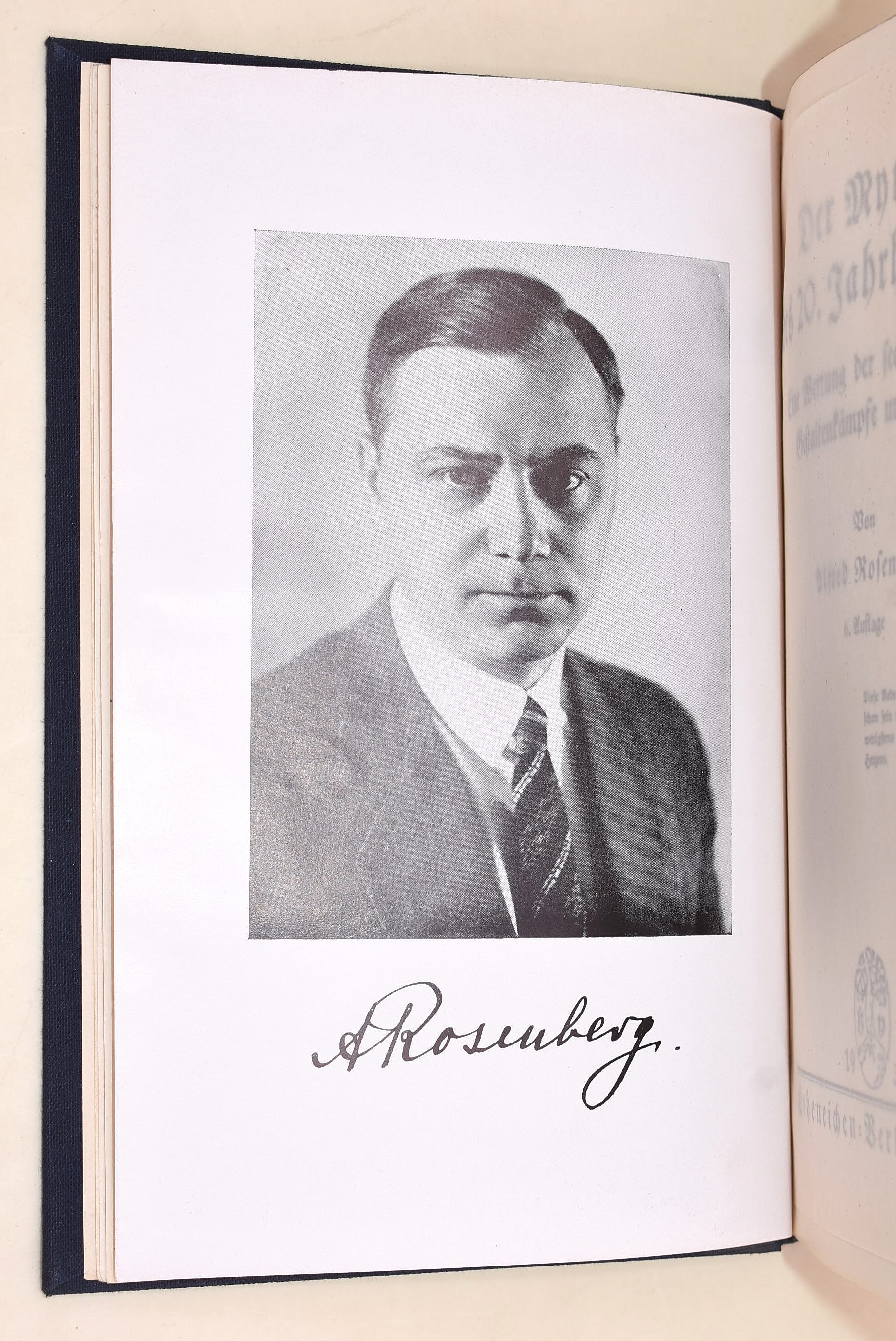 Rosenberg, Mythus des 20. Jahrhunderts, Verlag, 1933, Copertina rigida, Testo in tedesco