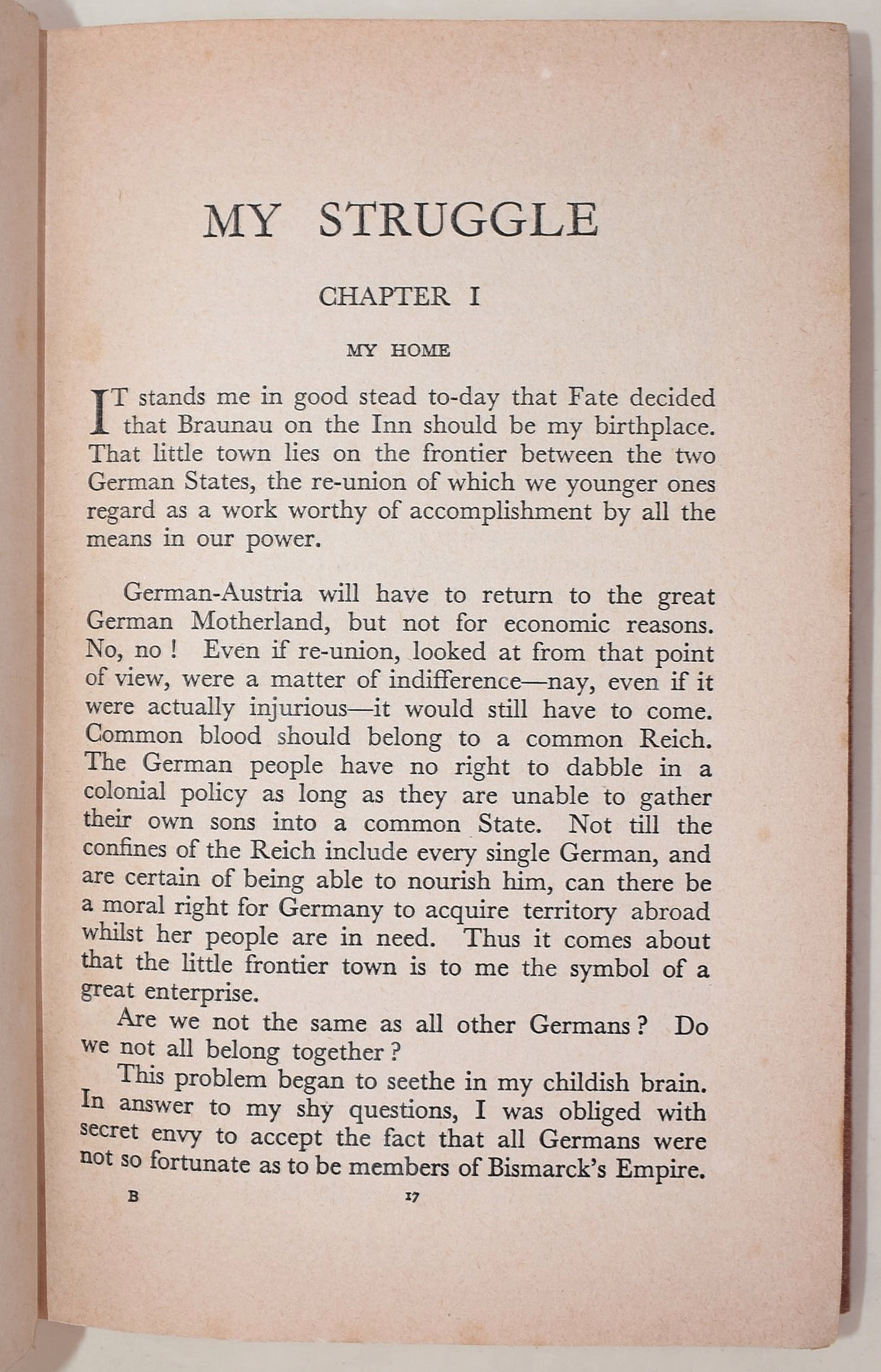 Hitler, Adolf: My Struggle, edizione inglese del 1938