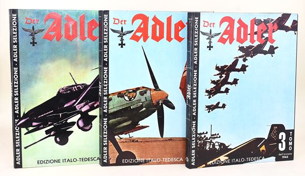 Rivista illustrata Der Adler, Edizione italo-tedesca in 3 tomi (1941-1943)