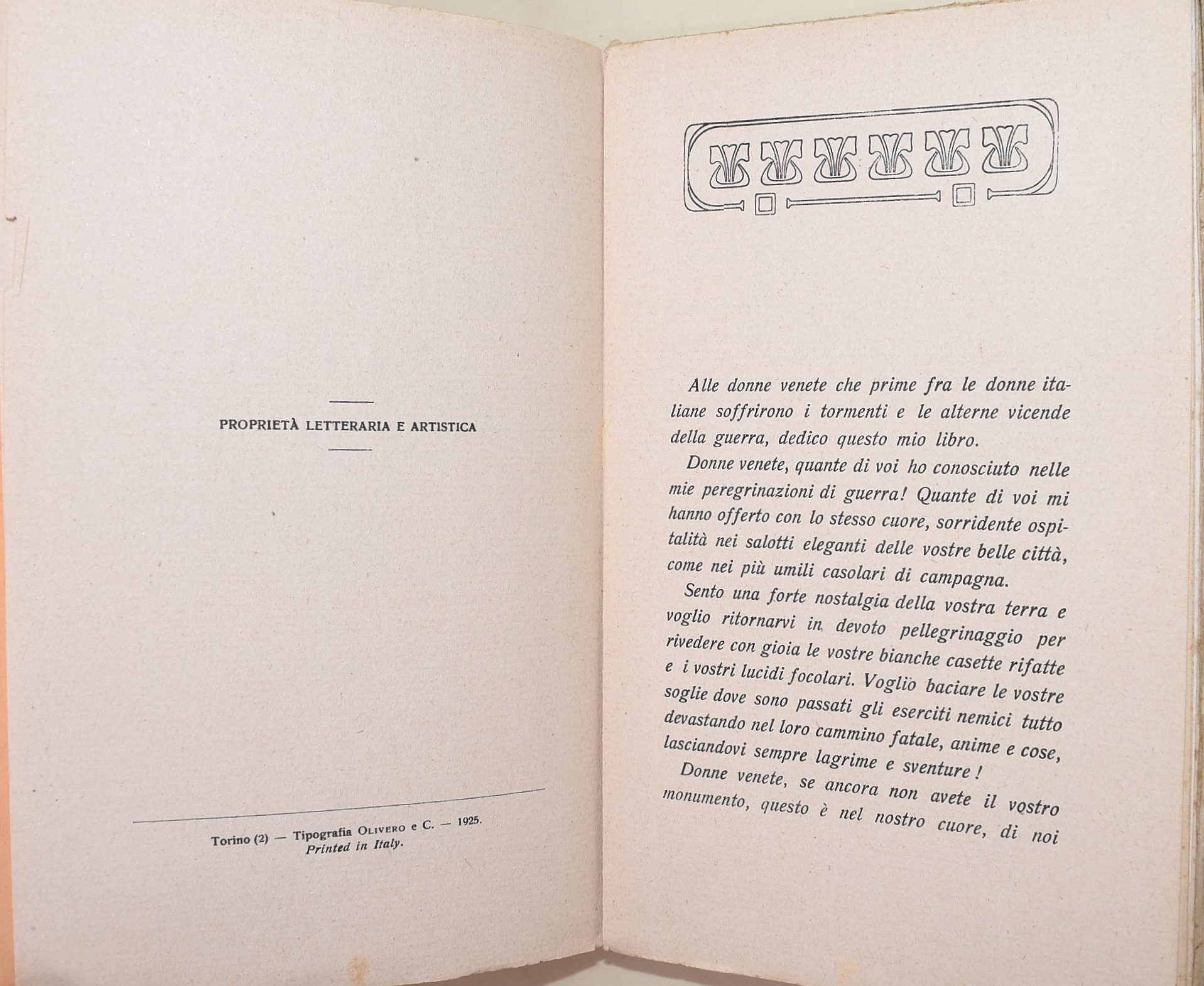Ovazza, In margine alla storia. Riflessi della guerra e del dopoguerra 1914-1924 con dedica manos...