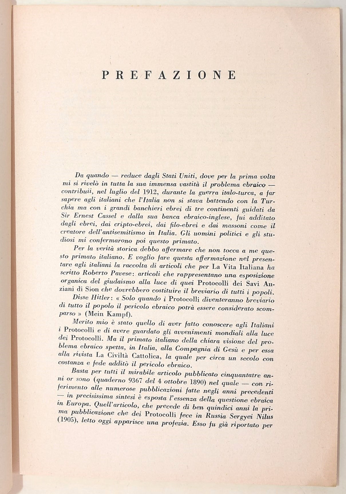 Pavese, Gli idoli d'Israele e Clam, Lord Cohn ossia La penetrazione giudaica nella casta dominant...