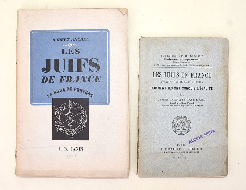 Darnays-Denais, Le Juifs en France avant et depuis la révolution & Anchel, Les Juifs de France