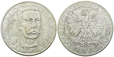 Polonia. 10 Zlotych 1933; Ag (21,99 G; 33,5 MM; 12 H). Bb+