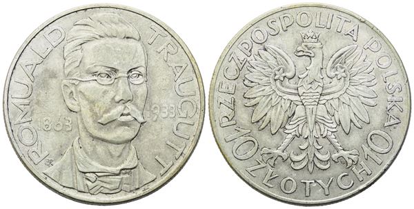 POLONIA. 10 Zlotych 1933; Ag (21,99 g; 33,5 mm; 12 h). BB+