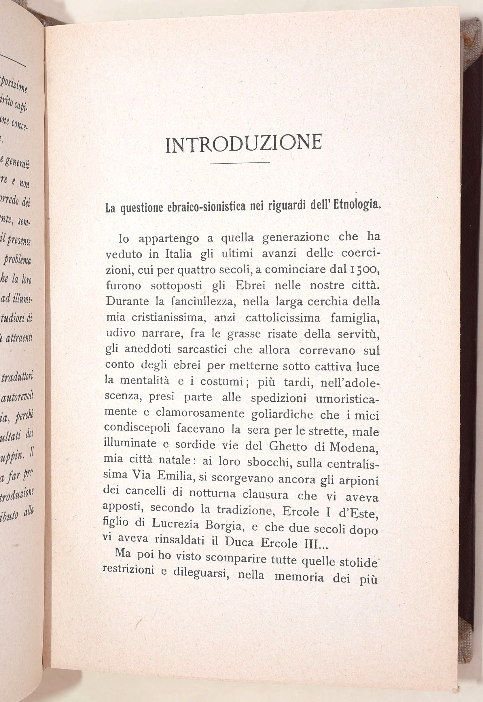 Castelli, Gli Ebrei. Sunto di storia; Loisy, La religione d'Israele; Ruppin, Gli Ebrei d'Oggi