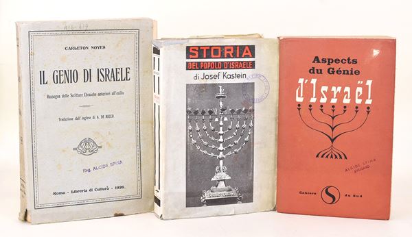 3 volumi sulla storia e sul genio d'Israele